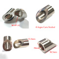 45 degree Notched welded nut for oxygen sensor